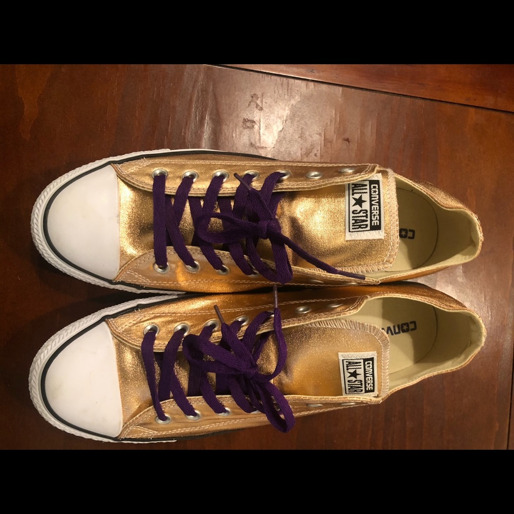 Rose gold converse